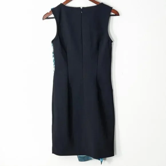 AllSaints Women’s Dress Silk Midi Shift Size 6 Wearable Art - Picture 2 of 9